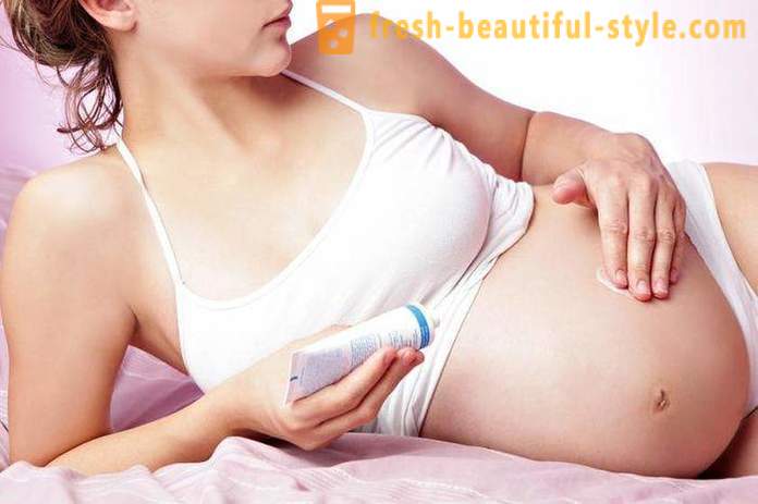 Crème pour les vergetures pendant la grossesse - aider à la préservation de la beauté