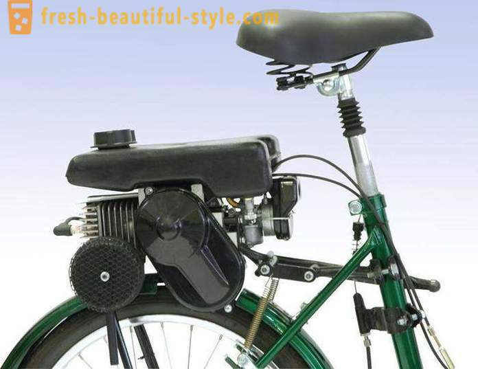 Bicyclette à moteur moderne