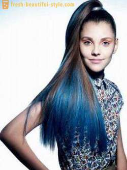 La couleur des cheveux bleu: comment obtenir une couleur vraiment belle?