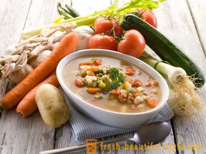 Soupes de légumes pour la perte de poids. Les secrets du chef